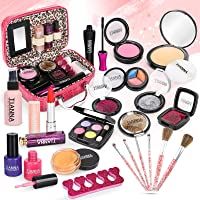 Los mejores  - Dreamon Maquillaje para Niñas- 24 PCS Cosméticos Lavables con Estuche Maquillaje- Regalo para Niña 5 Años